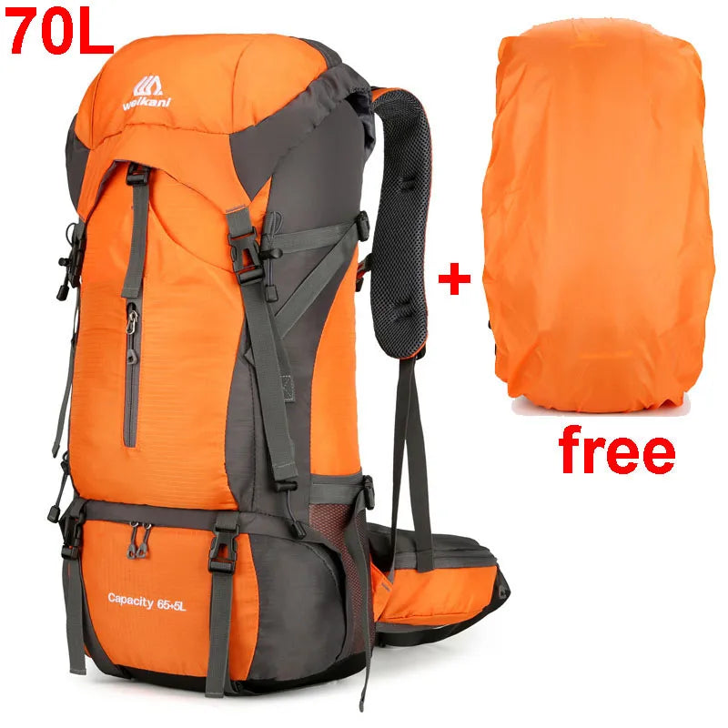 Alpivento | 70L Trekking Backpack with Rain Cover & Ergonomic Design | Perfect for Multi-Day Hikes 2