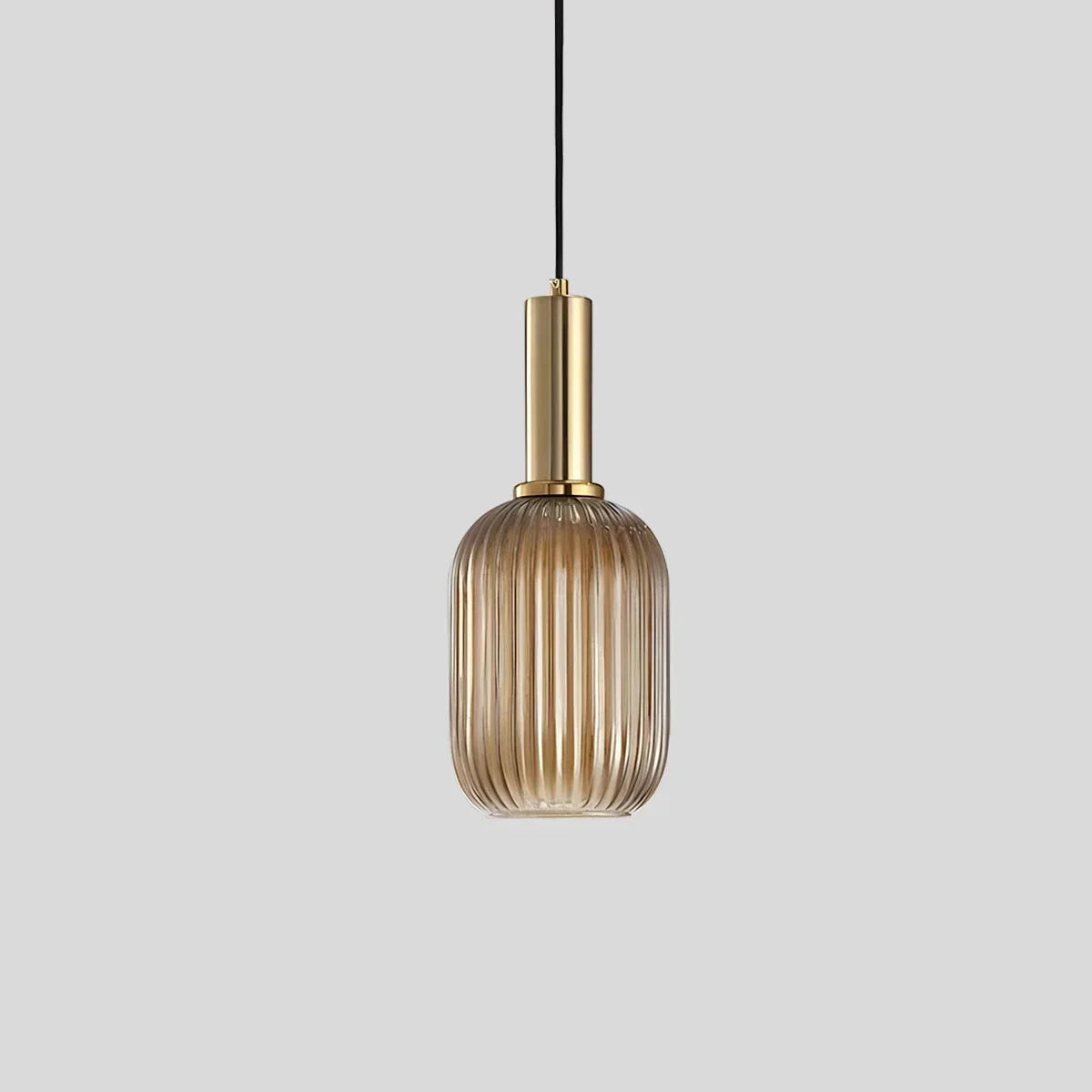 Nordic Vintage Glass Striped Pendeant Light - Orntli