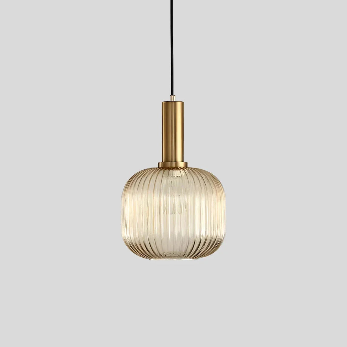 Nordic Vintage Glass Striped Pendeant Light - Orntli