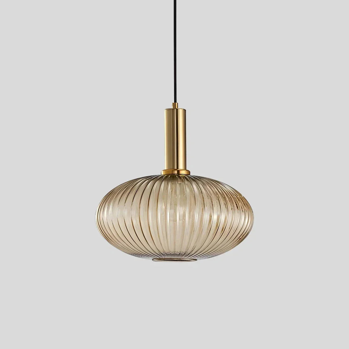 Nordic Vintage Glass Striped Pendeant Light - Orntli