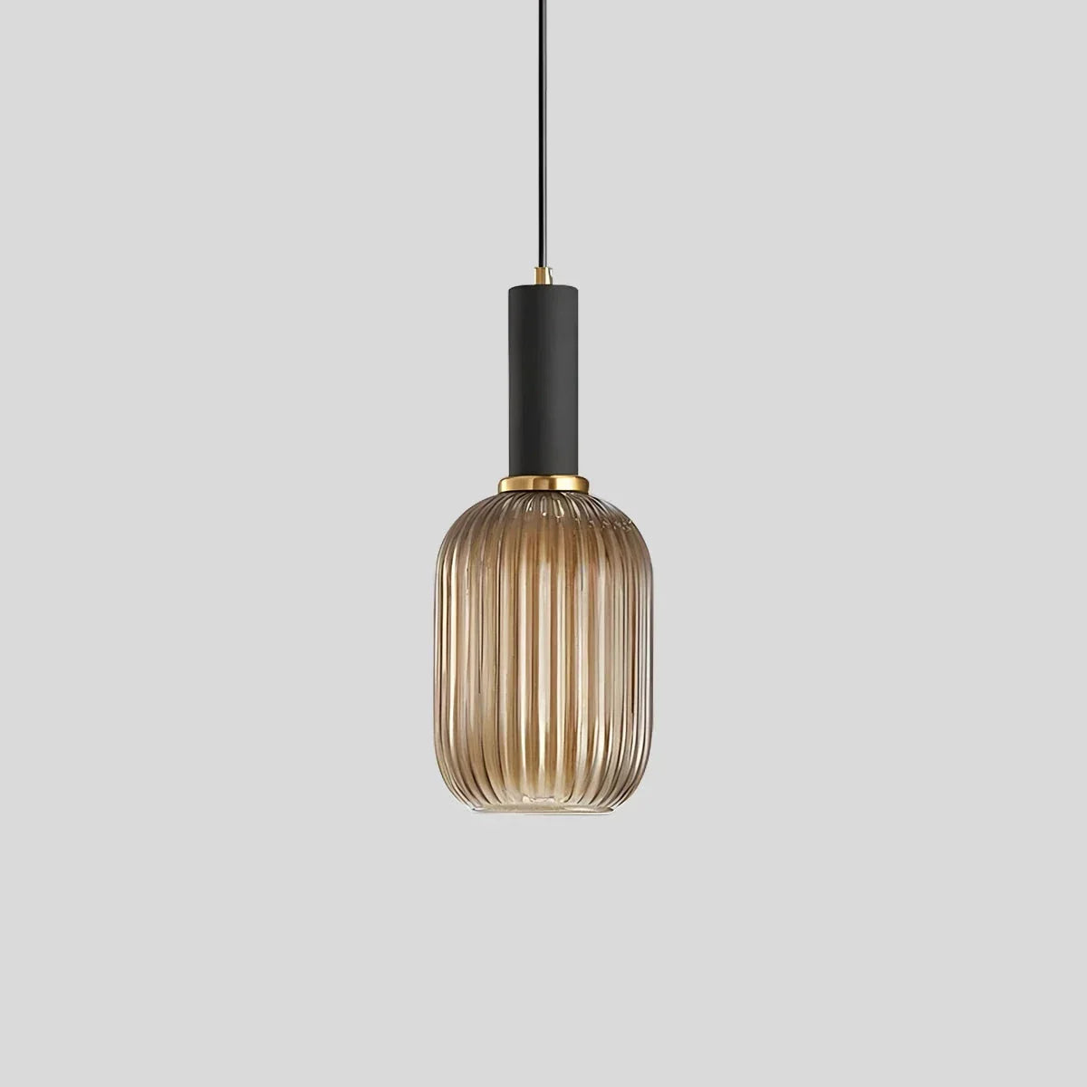Nordic Vintage Glass Striped Pendeant Light - Orntli