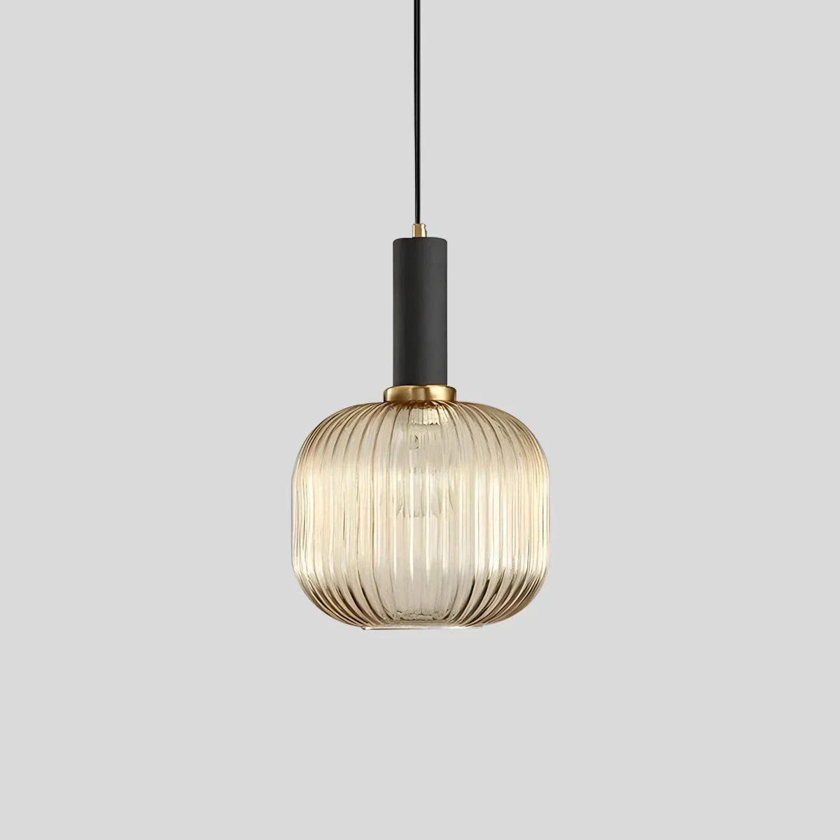Nordic Vintage Glass Striped Pendeant Light - Orntli
