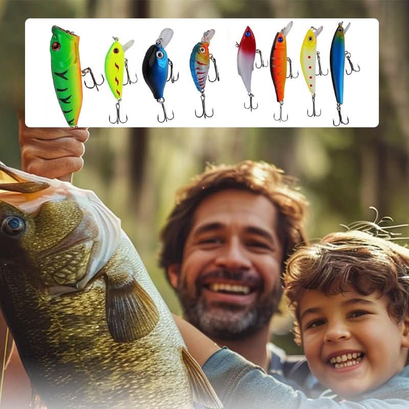 RiverGrove 24-Tage-Angelzubehör-Adventskalender für Angler mit Ködern und Haken