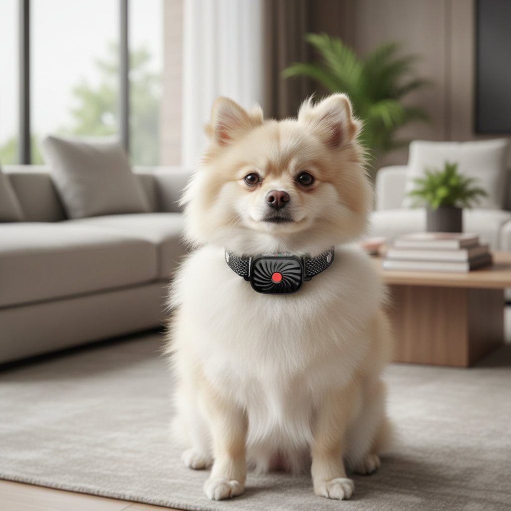 Calm Pup Mini gyengéd ugatásgátló nyakörv kicsi kutyáknak hanggal és rezgéssel
