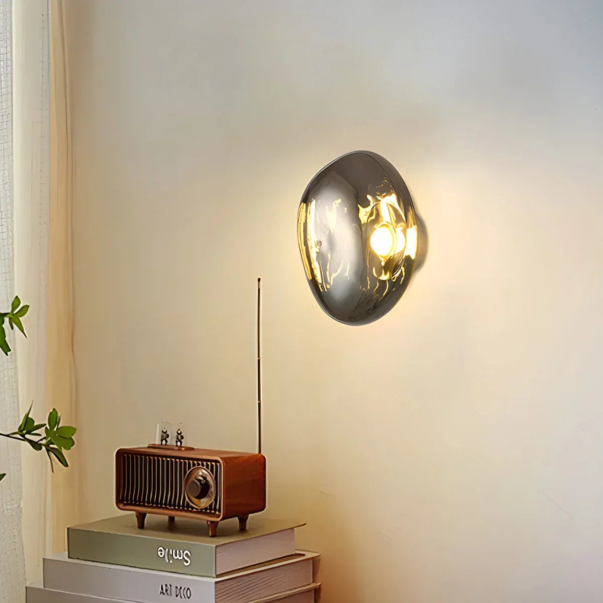 Lava-Wandlampe für Schlafzimmer und Wohnzimmer - Orntli
