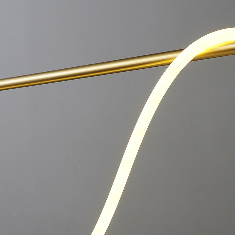 Moderne lang slange LED pendel til spisestue - Orntli