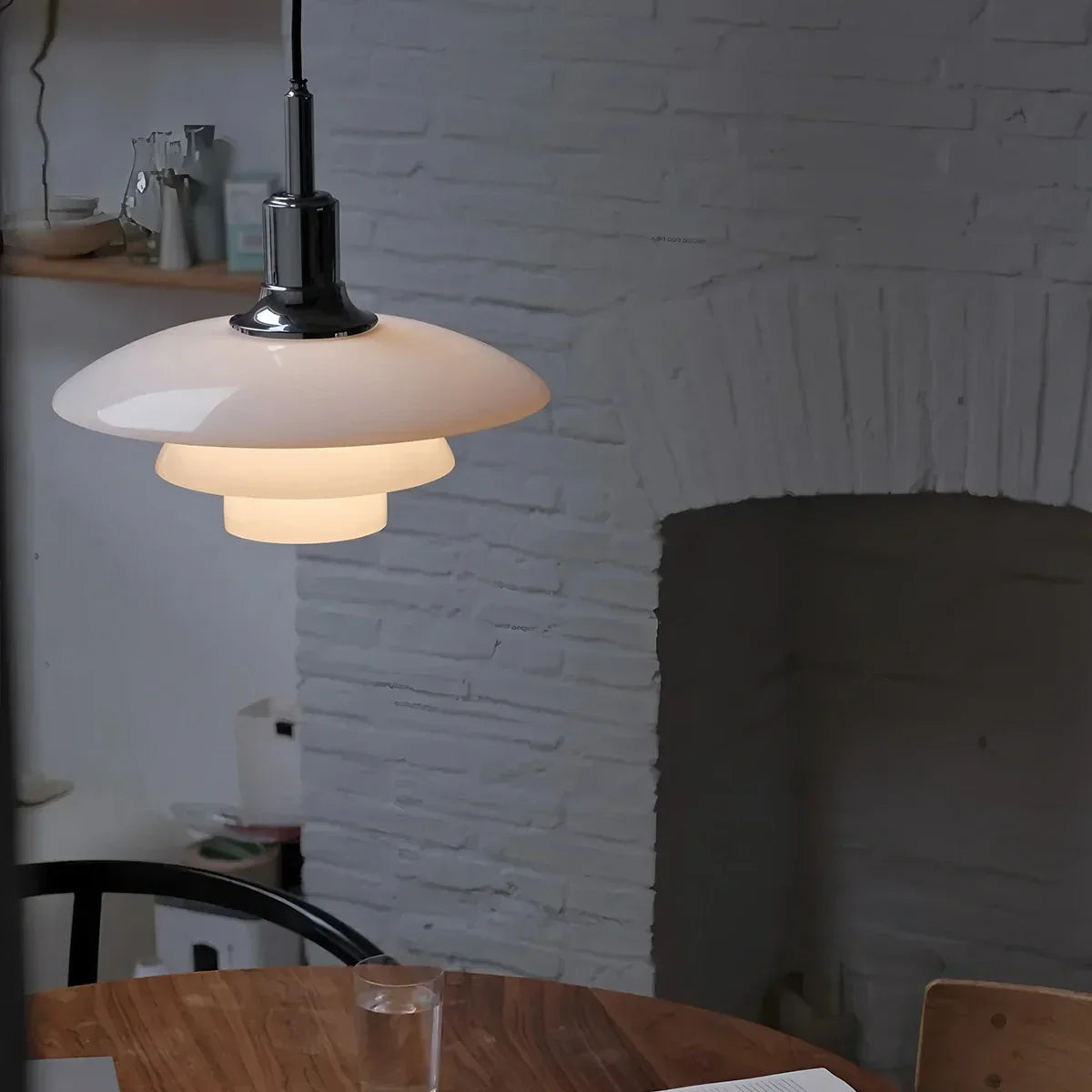 Danish Designer Glass Pendant Lamp for Kitchen - Orntli