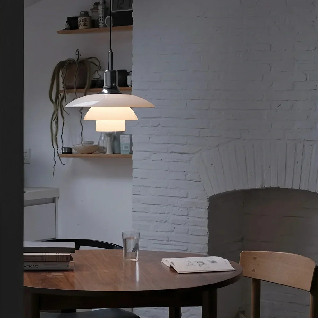 Danish Designer Glass Pendant Lamp for Kitchen - Orntli