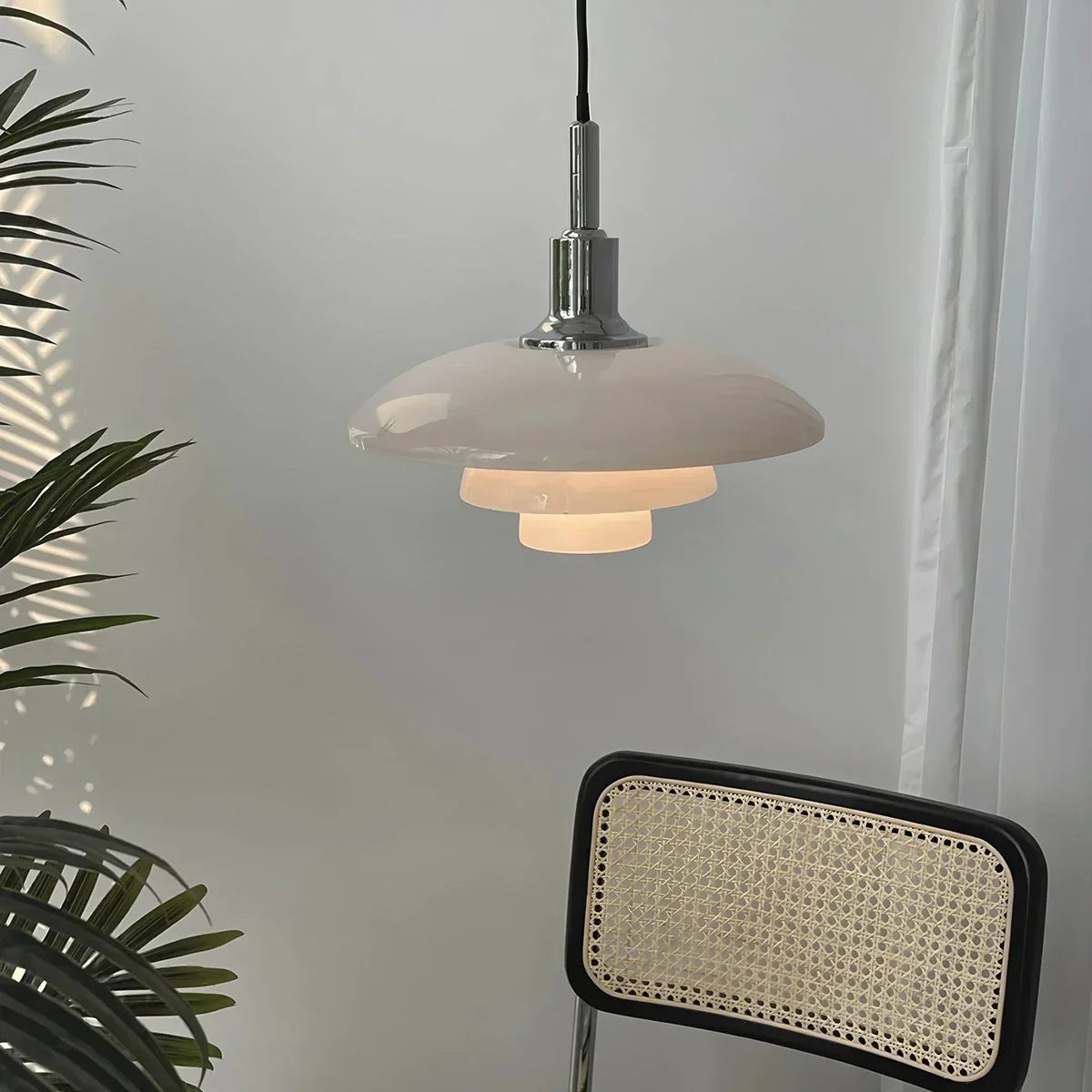 Danish Designer Glass Pendant Lamp for Kitchen - Orntli