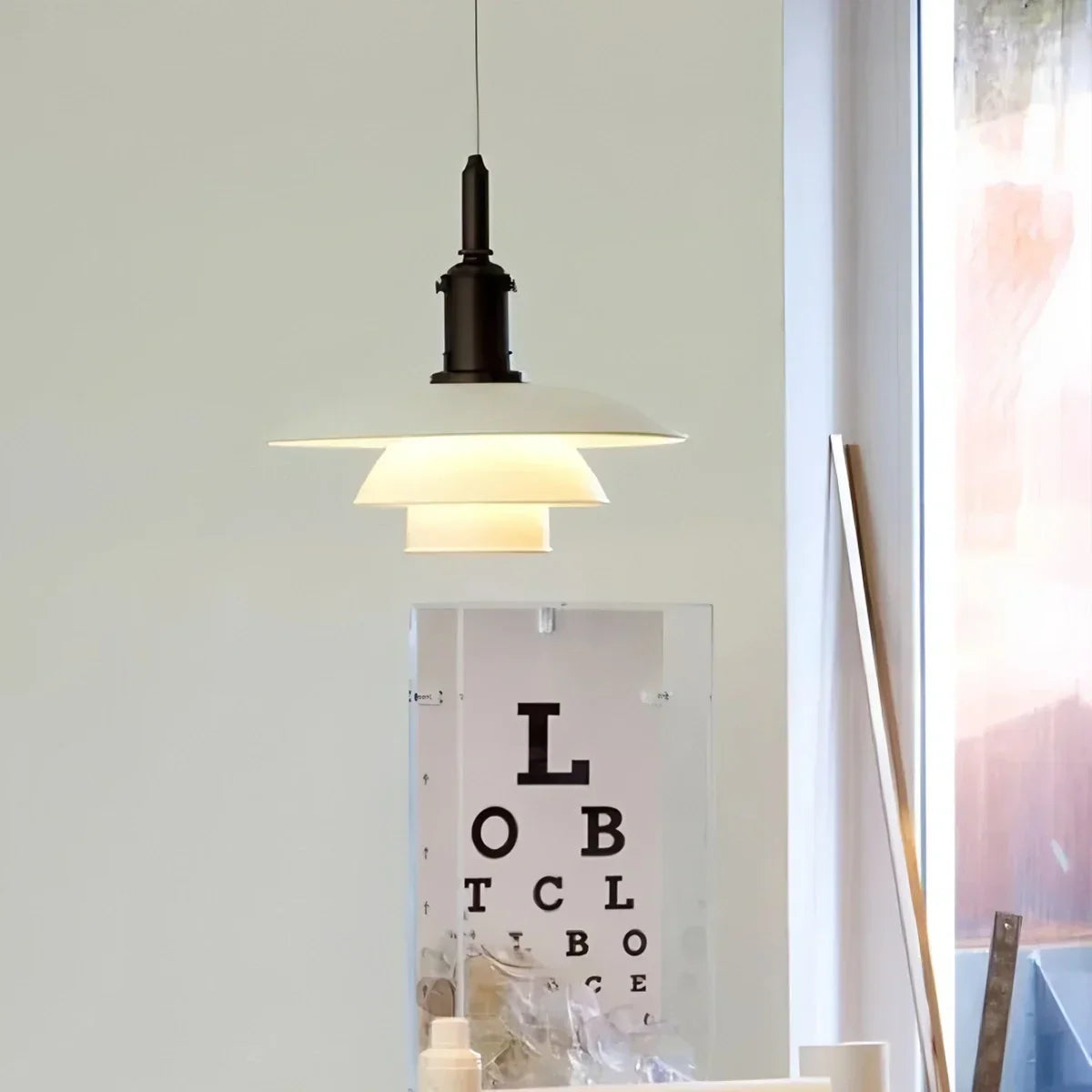 Danish Designer Glass Pendant Lamp for Kitchen - Orntli