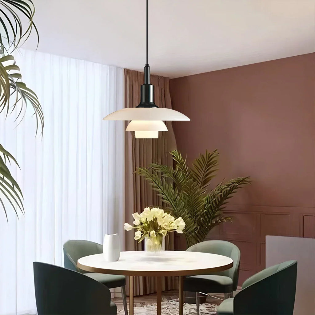 Danish Designer Glass Pendant Lamp for Kitchen - Orntli