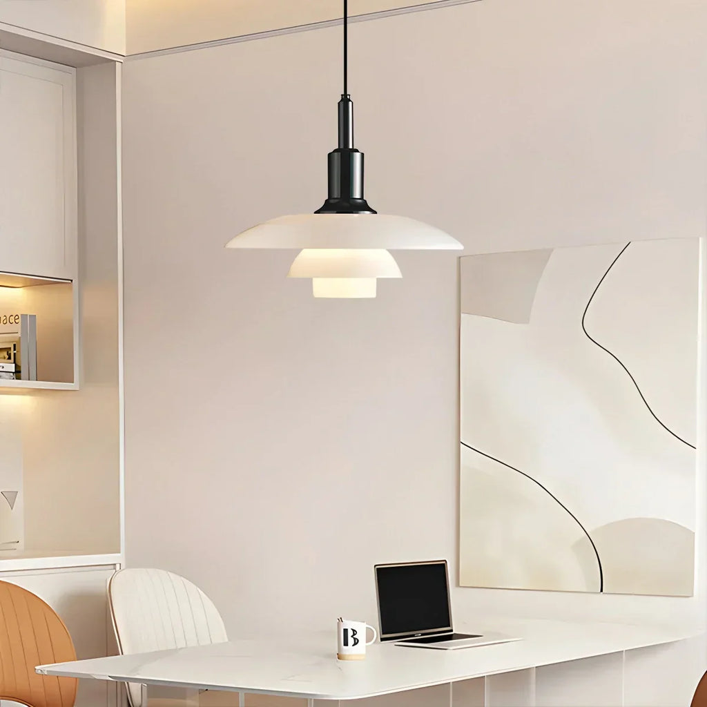 Danish Designer Glass Pendant Lamp for Kitchen - Orntli