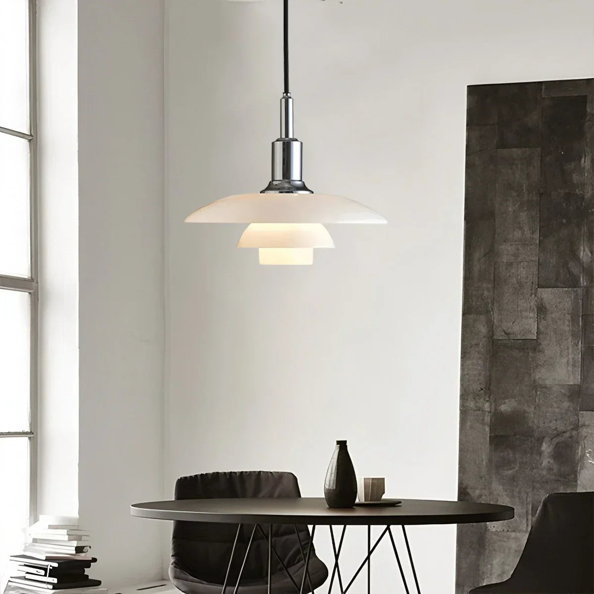 Danish Designer Glass Pendant Lamp for Kitchen - Orntli