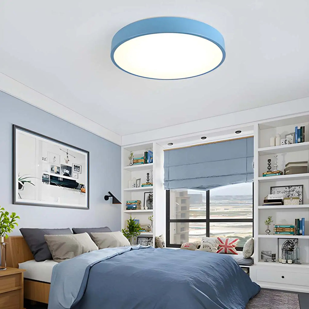 LED minimalistisk cirkulært macaron loftlys - Orntli