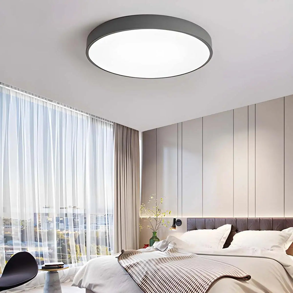 LED minimalistisk cirkulært macaron loftlys - Orntli