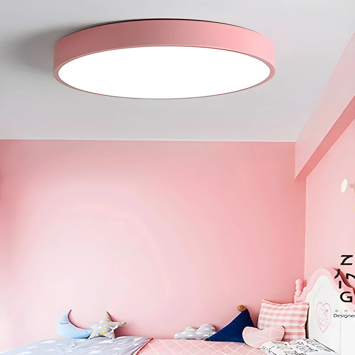 LED minimalistisk cirkulært macaron loftlys - Orntli