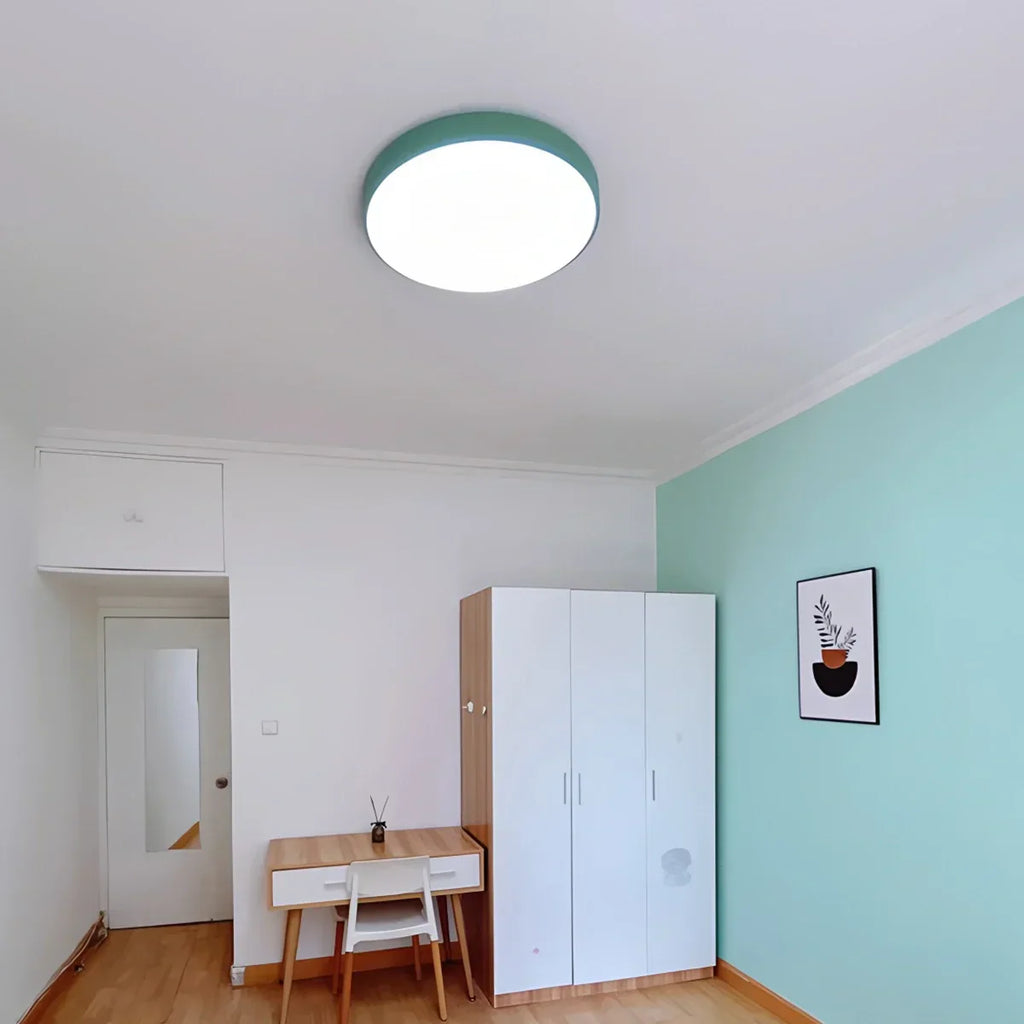LED minimalistisk cirkulært macaron loftlys - Orntli