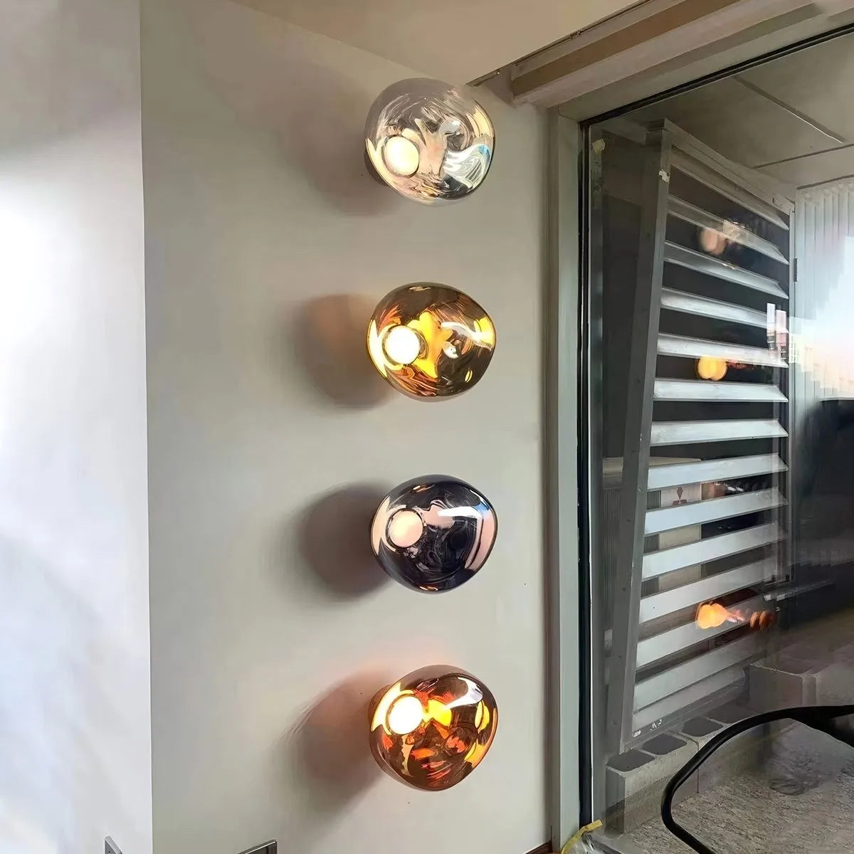 Lava-Wandlampe für Schlafzimmer und Wohnzimmer - Orntli