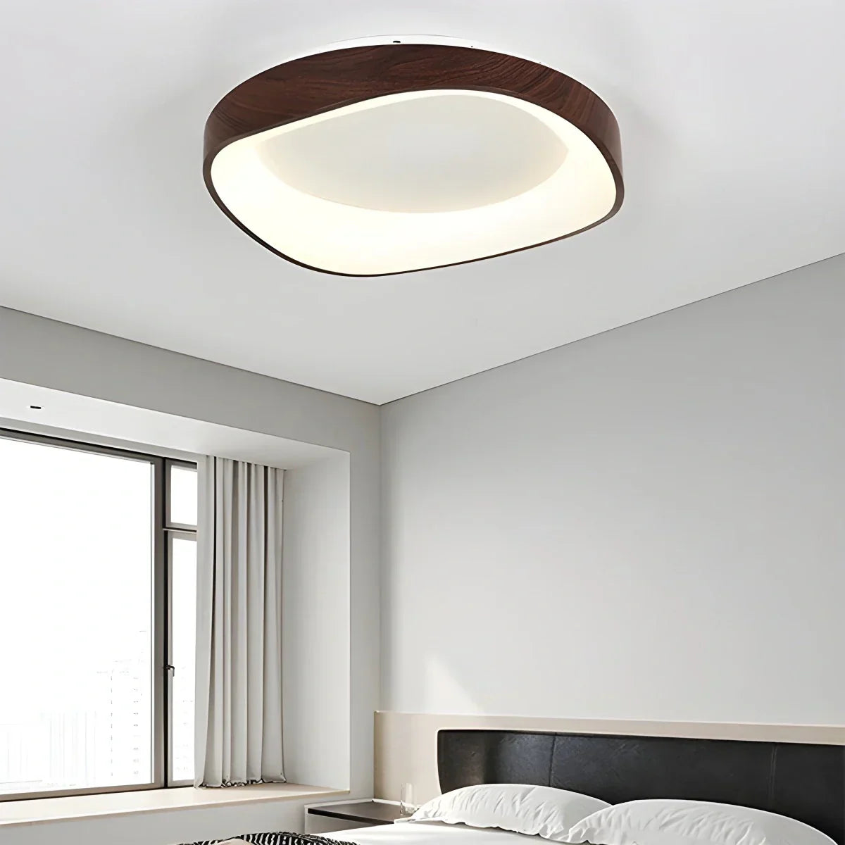 Nordische Acryl-Deckenleuchte in Kreisform für Schlafzimmer - Orntli