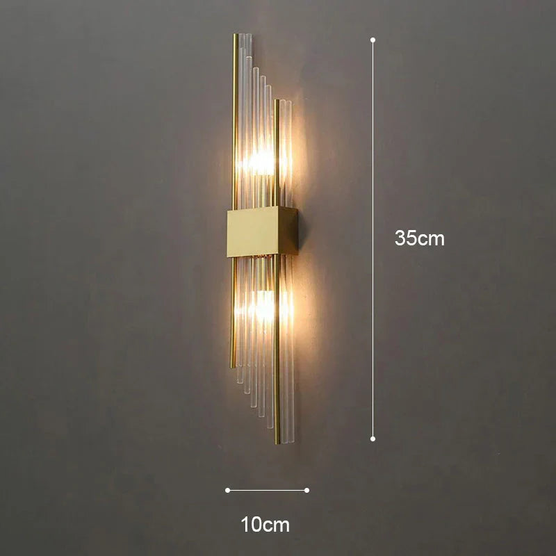 Aurelia Luxe Wall Light for Bedroom Warm Glow and Style