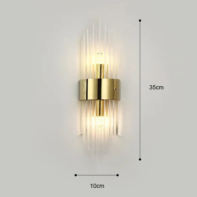 Aurelia Luxe Wall Light for Bedroom Warm Glow and Style