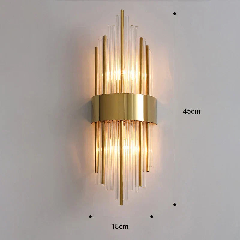 Aurelia Luxe Wall Light for Bedroom Warm Glow and Style