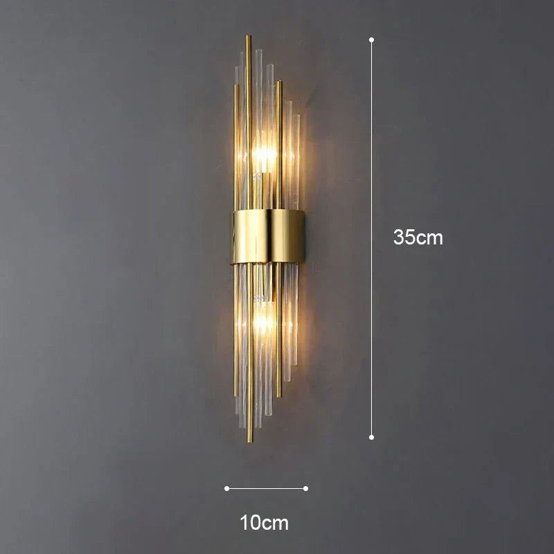 Aurelia Luxe Wall Light for Bedroom Warm Glow and Style
