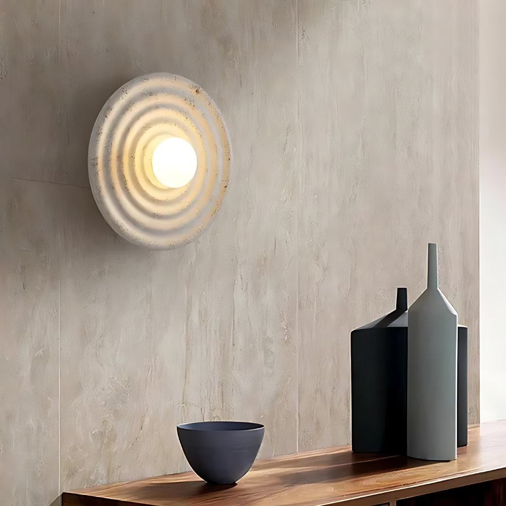 Kirynlo Japandi Lampa ścienna Minimalistyczna dekoracyjna lampa