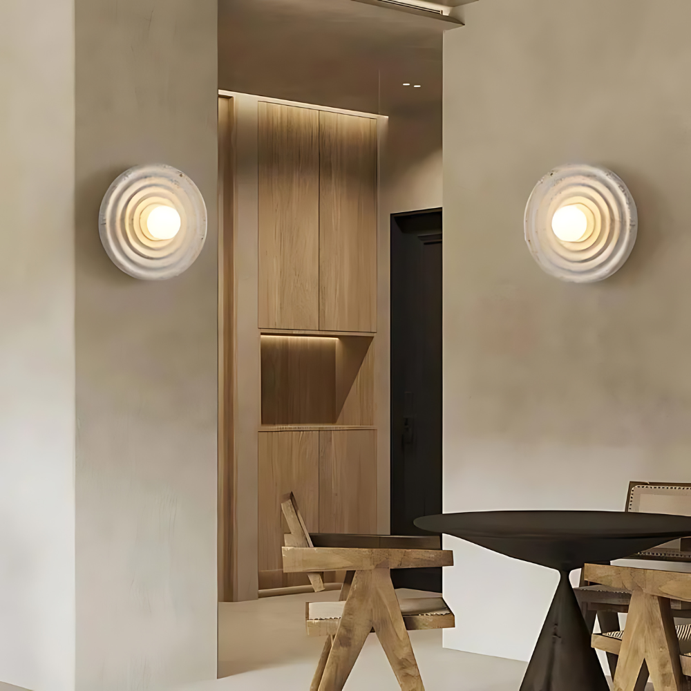 Kirynlo Japandi Lampa ścienna Minimalistyczna dekoracyjna lampa