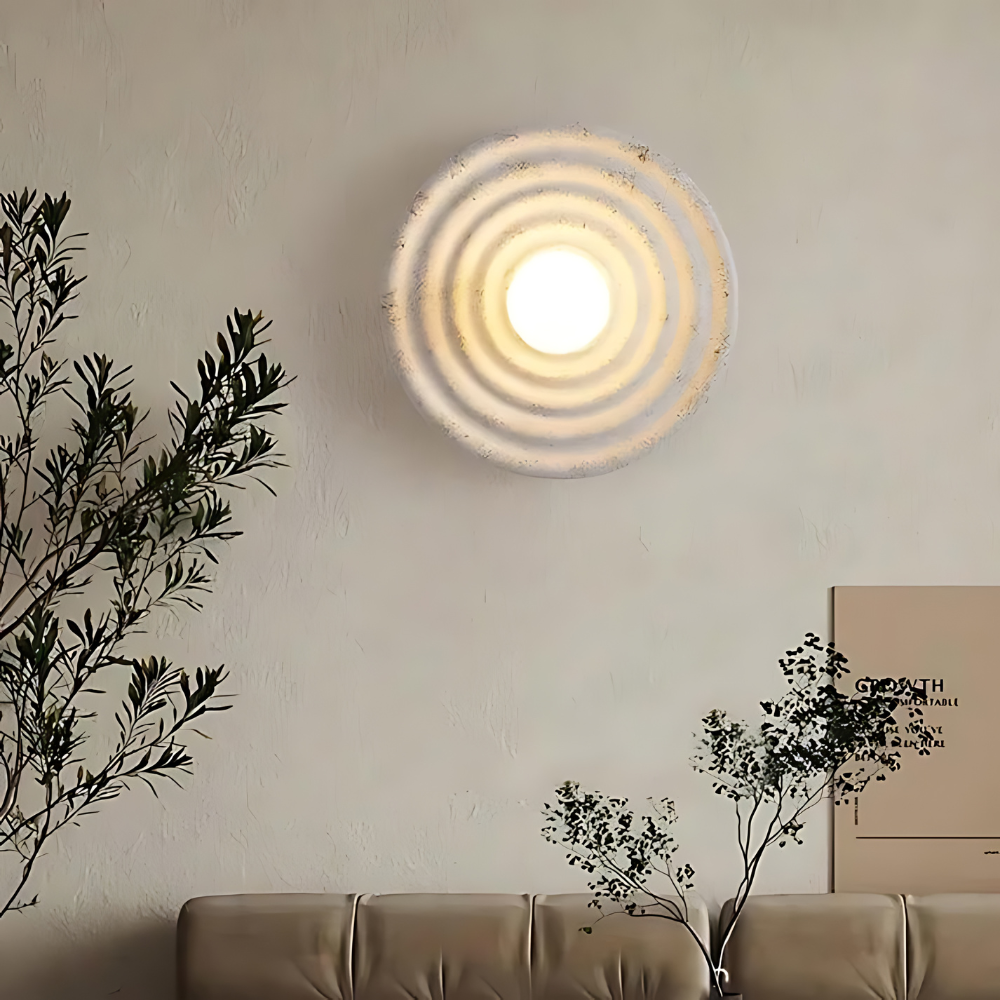 Kirynlo Japandi Lampa ścienna Minimalistyczna dekoracyjna lampa