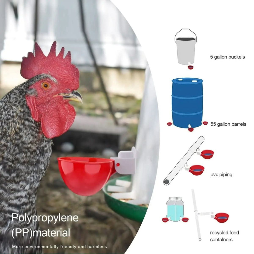 AviGuard Automatic Chicken Waterer For Healthy Flocks Keeps Backyard Water Fresh