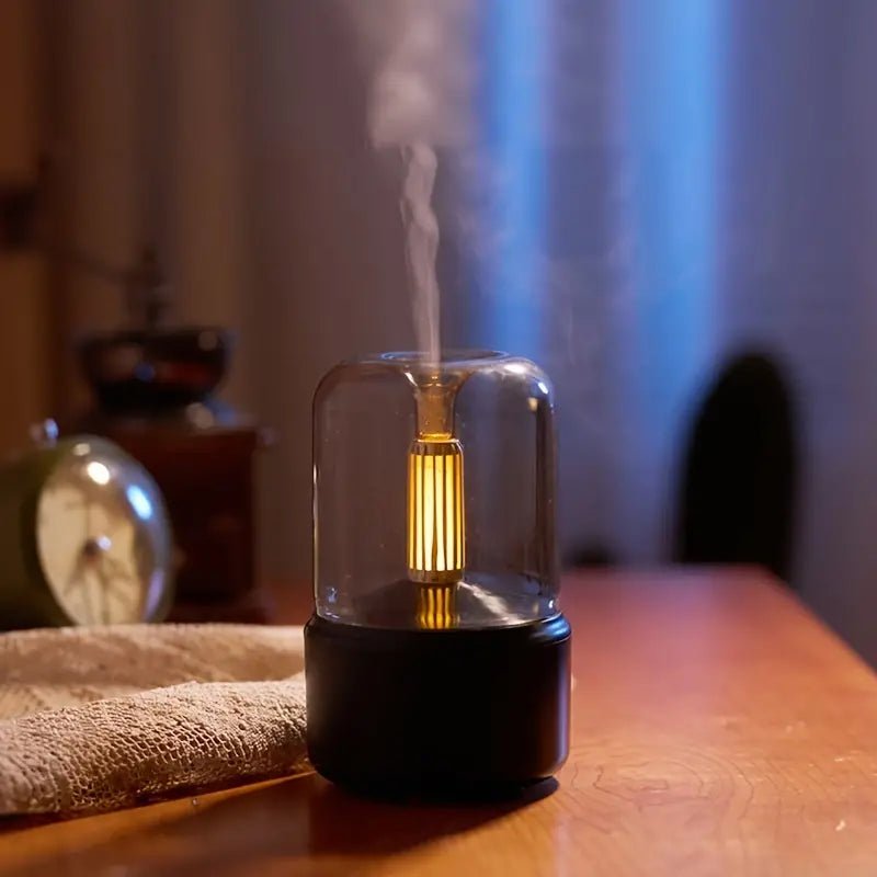 Aroma diffúzor lámpa | Lánghatás ködfunkcióval