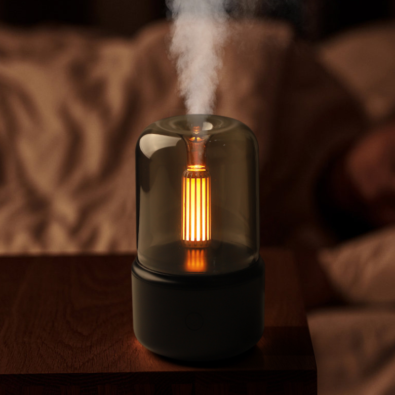 Aroma diffúzor lámpa | Lánghatás ködfunkcióval