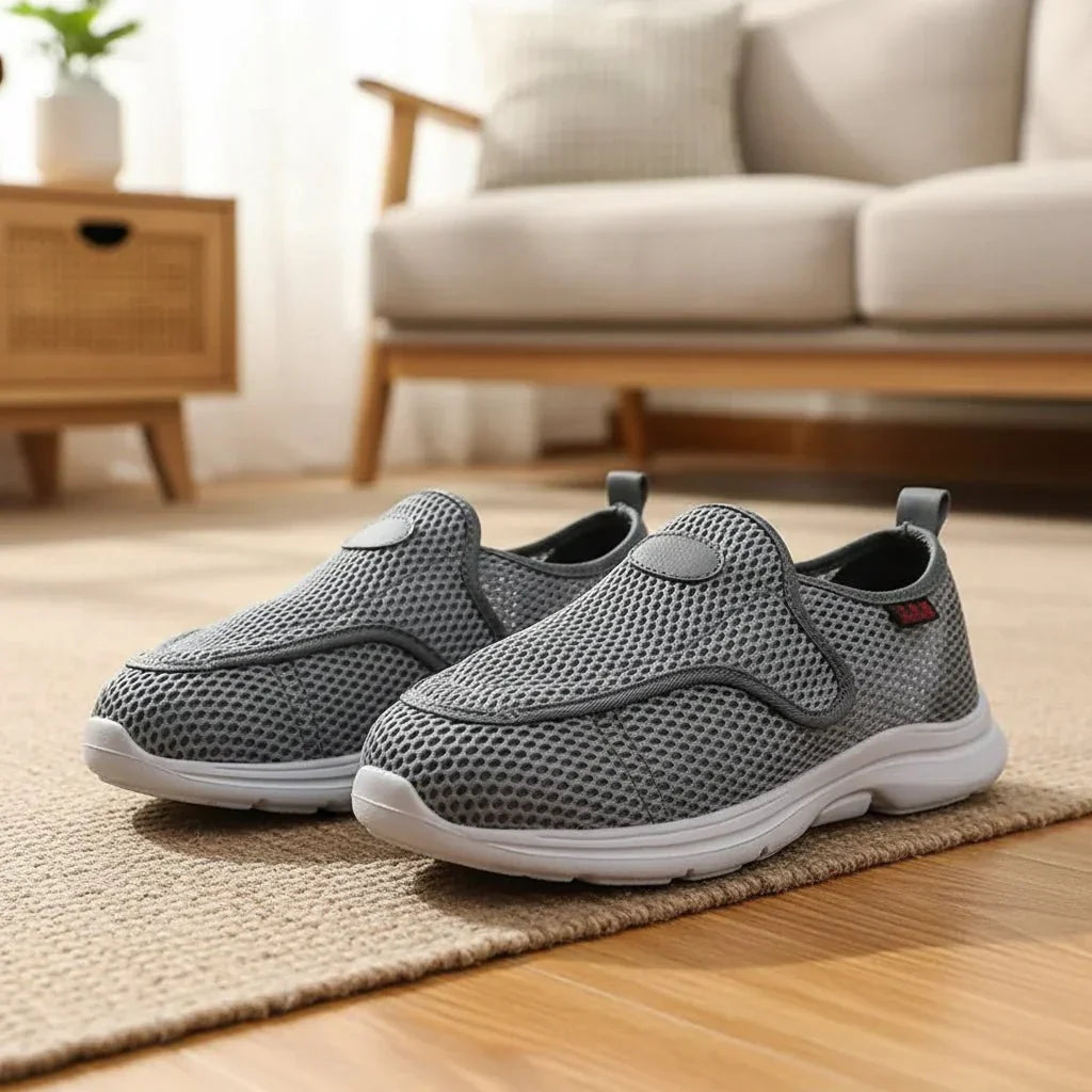 Pantofi confortabili WEITORA cu lățime reglabilă pentru picioare umflate
