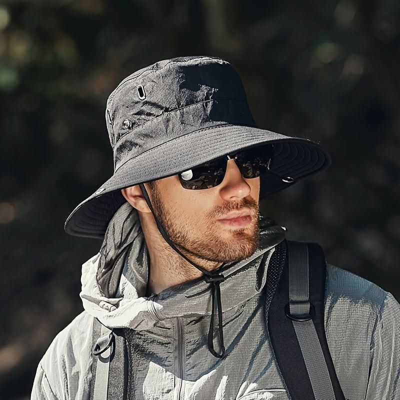 BreezeGuard atmungsaktiver Sonnenhut mit UV-Schutz für Outdoor-Abenteuer