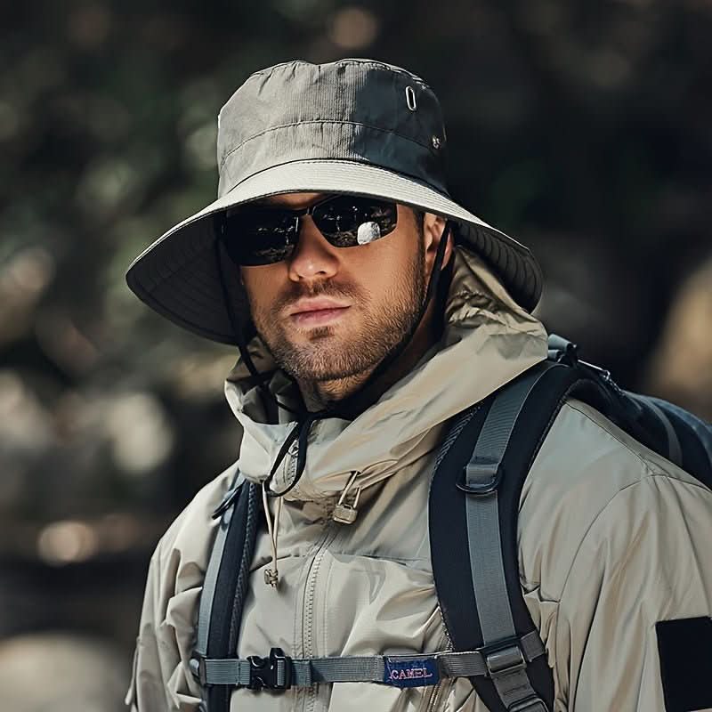 BreezeGuard atmungsaktiver Sonnenhut mit UV-Schutz für Outdoor-Abenteuer