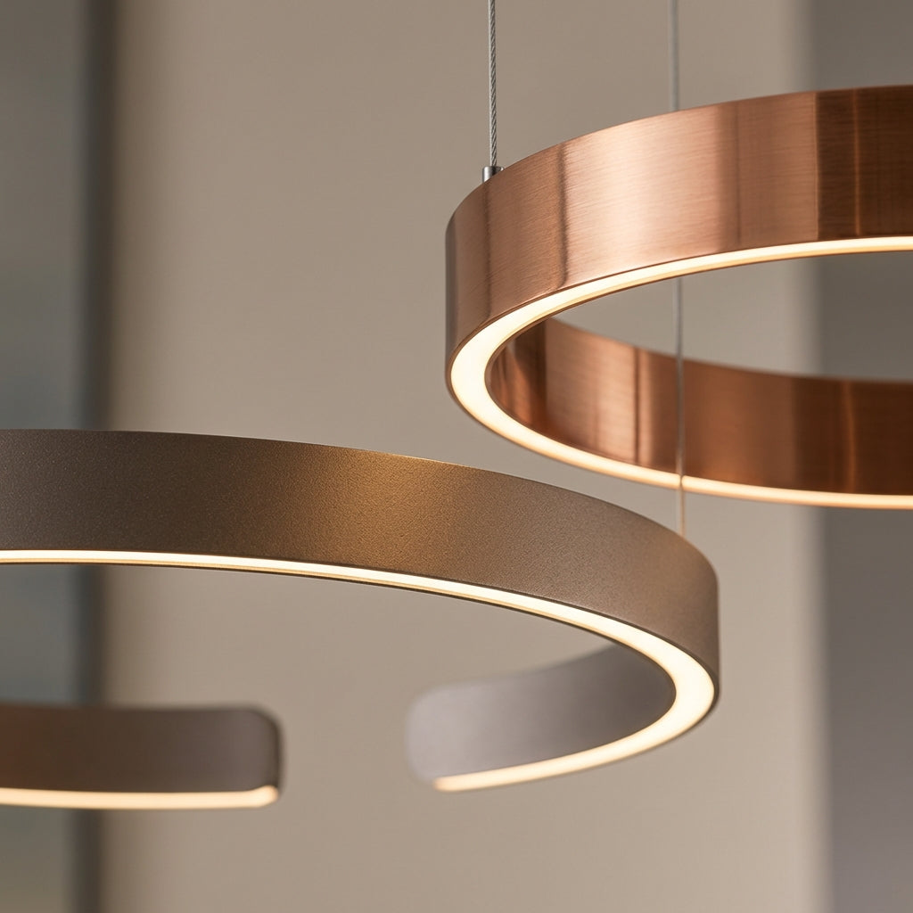 LumaNova Ring Pendant Light With Modern Light Geometry