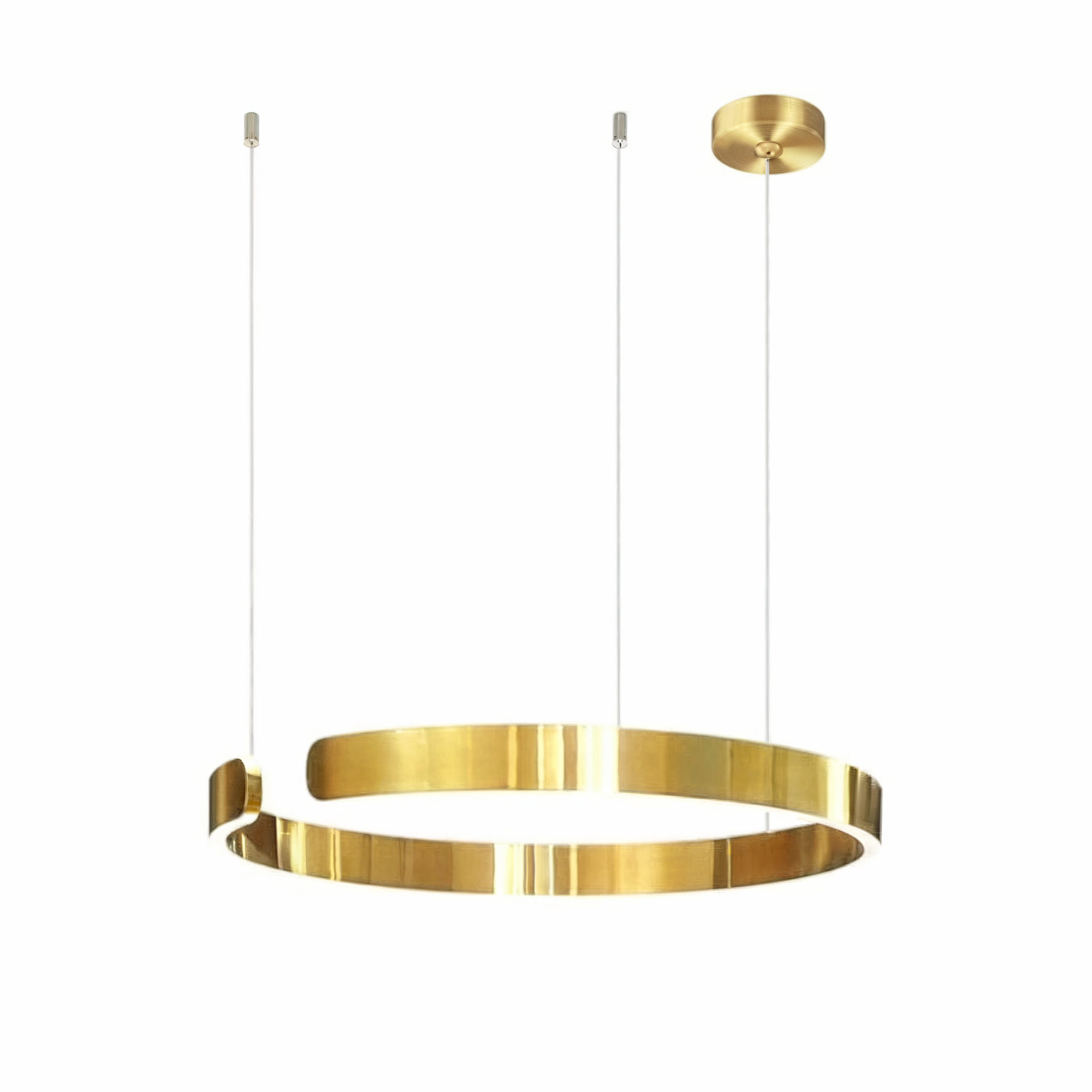 LumaNova Ring Pendant Light With Modern Light Geometry