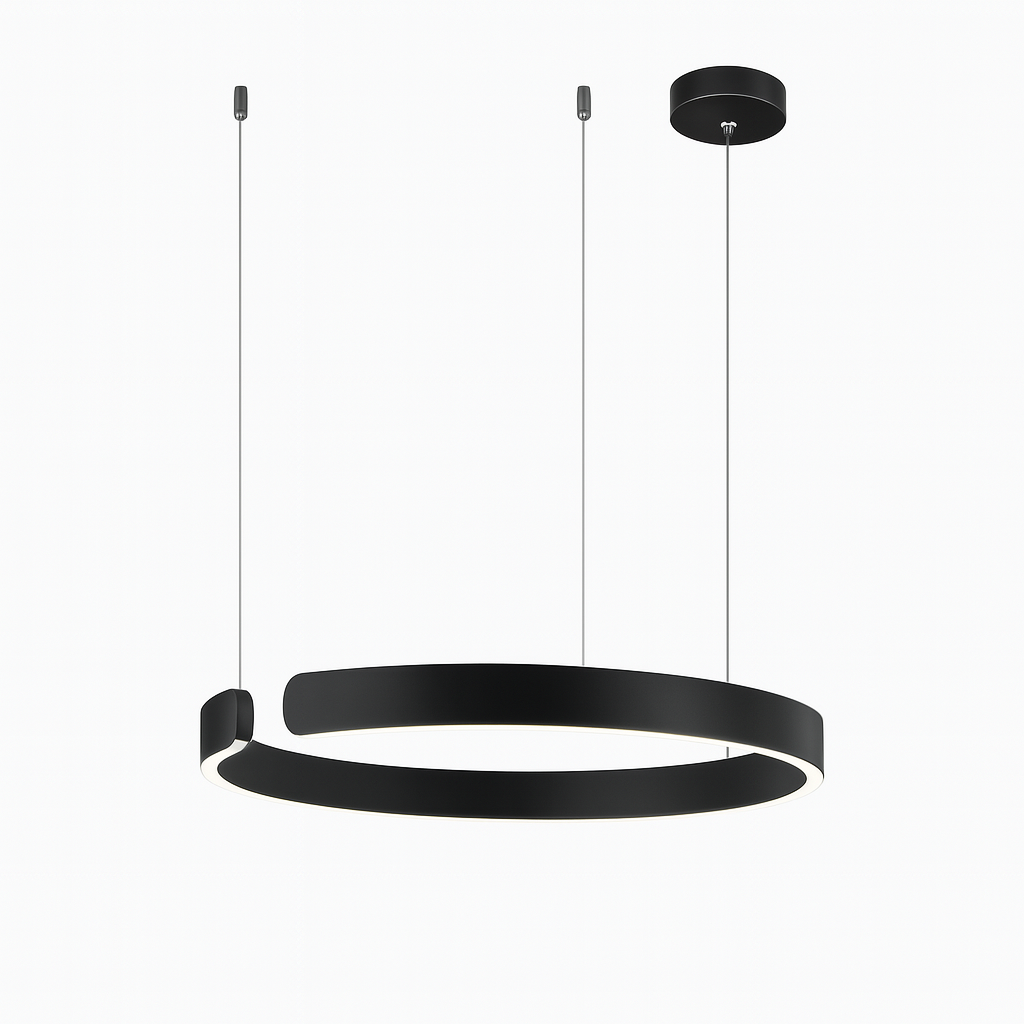 LumaNova Ring Pendant Light With Modern Light Geometry