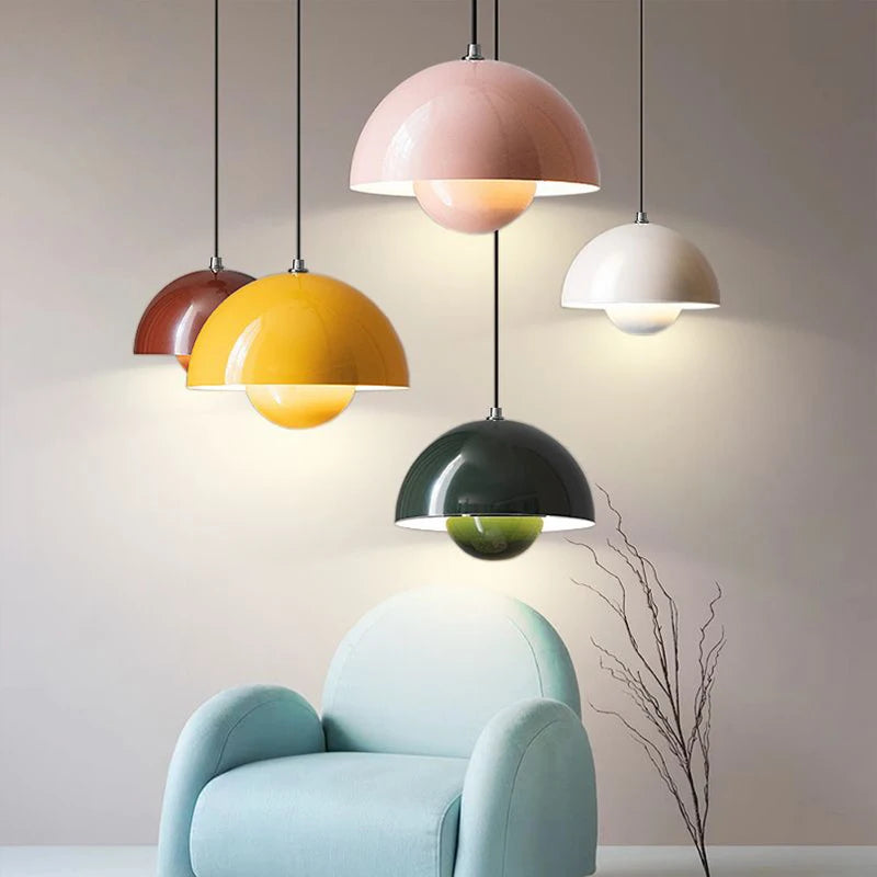 Kirrea V2 Pendant Light Flower Pot LED for Scandi Bedroom