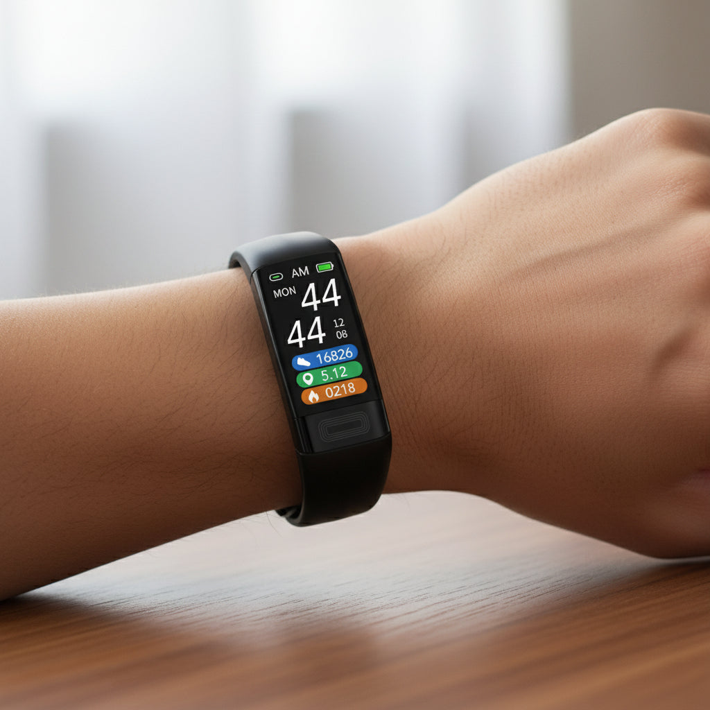 PulseArc smart armbånd med blodtrykksmåling, EKG og pulsmåler