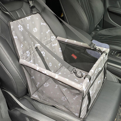 AutoPaw Elevated Dog Car Seat With Waterproof Fabric And Non Slip Base