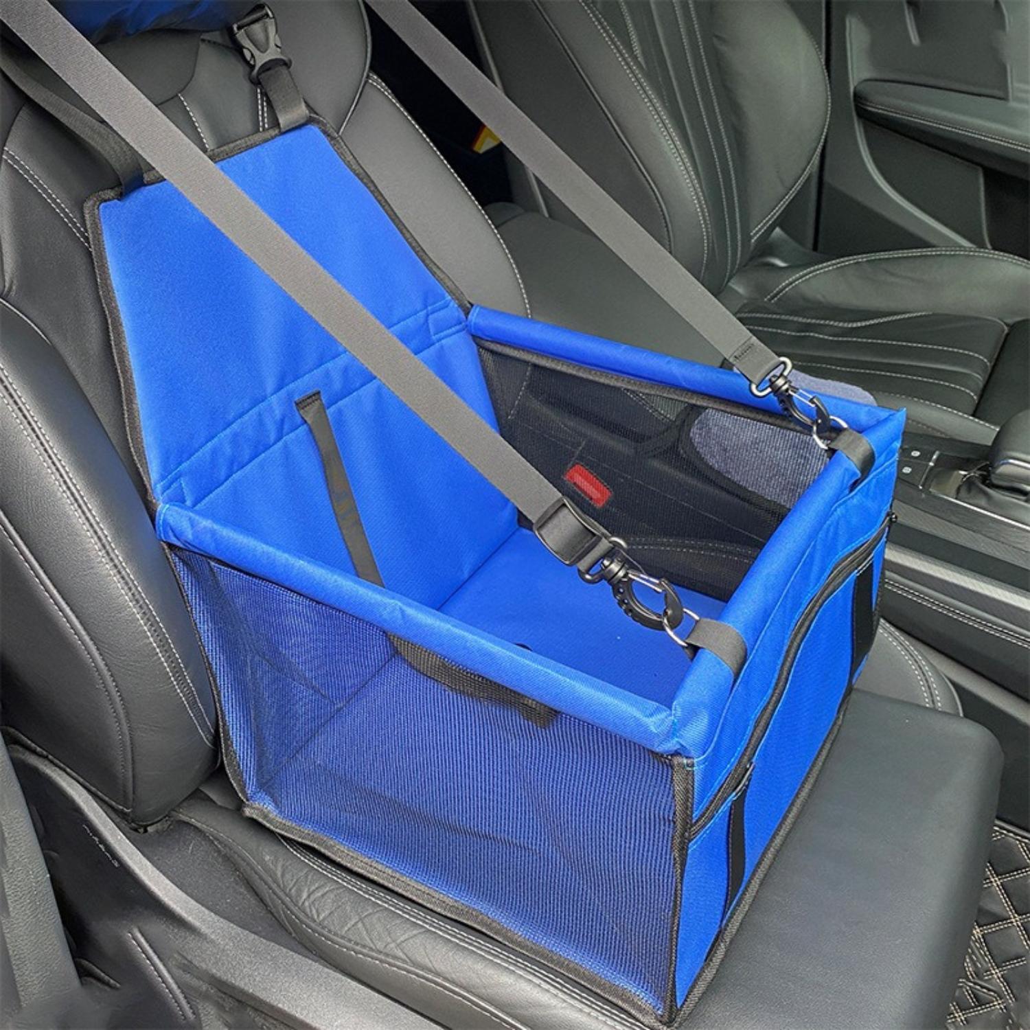 Seggiolino Auto Elevato per Cani AutoPaw con Tessuto Impermeabile e Base Antiscivolo