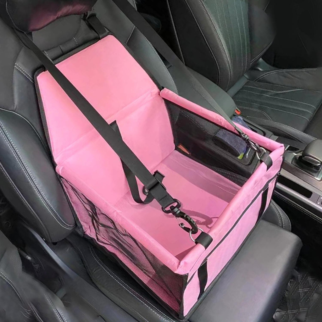 Seggiolino Auto Elevato per Cani AutoPaw con Tessuto Impermeabile e Base Antiscivolo