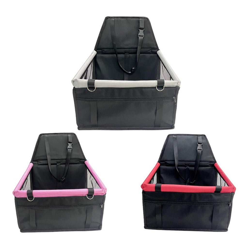 Seggiolino Auto Elevato per Cani AutoPaw con Tessuto Impermeabile e Base Antiscivolo