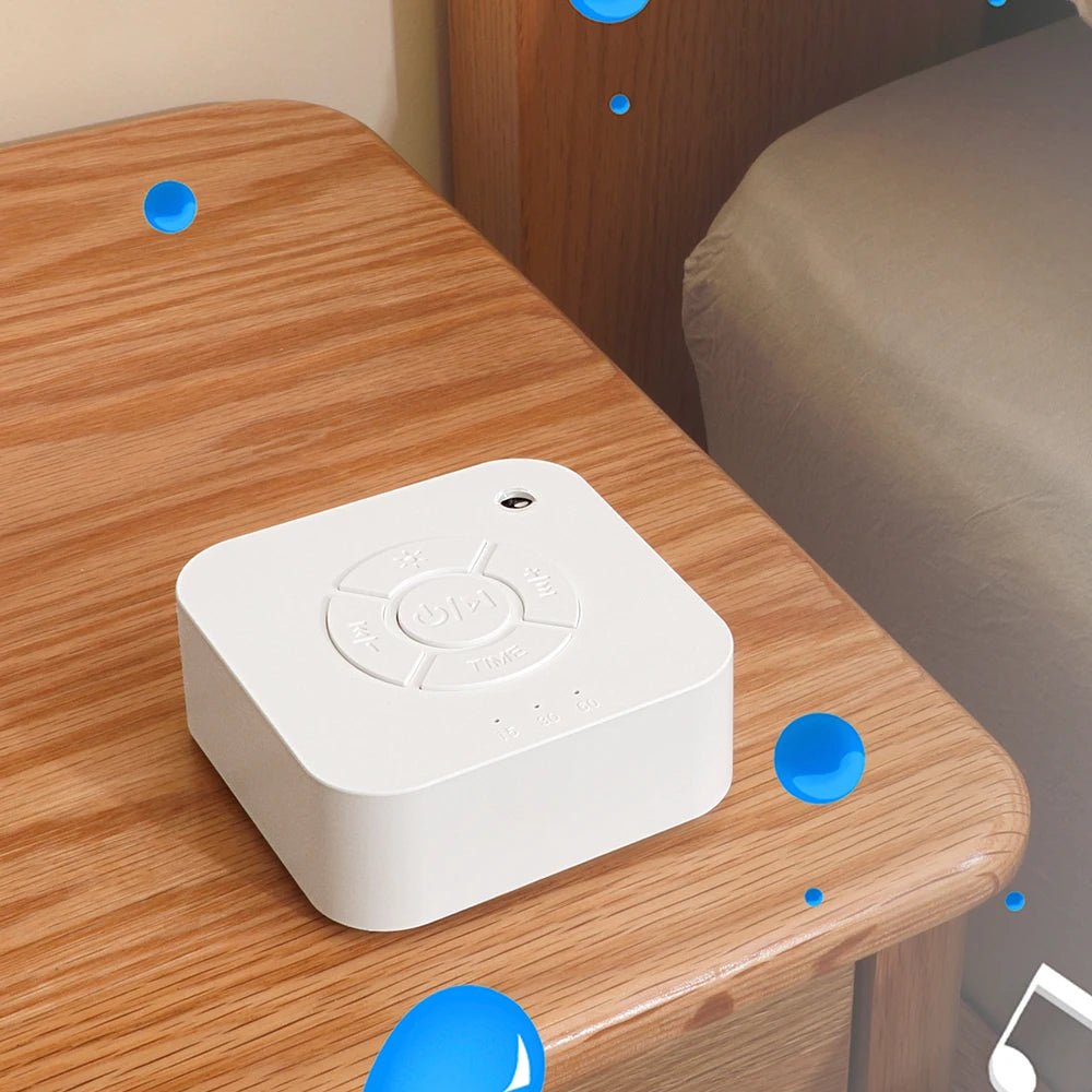LullMate Reise Babylydmaskin med oppladbar USB for søvn på farten