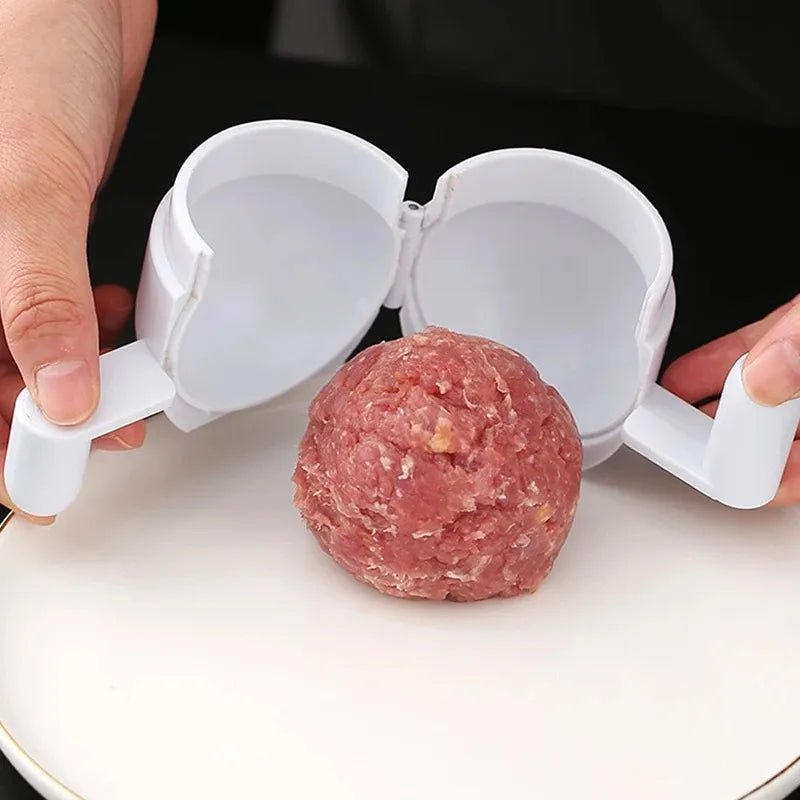 Sada nepřilnavých forem na masové kuličky TwinChef pro domácí kuchaře, pro rovnoměrně velké plněné masové kuličky