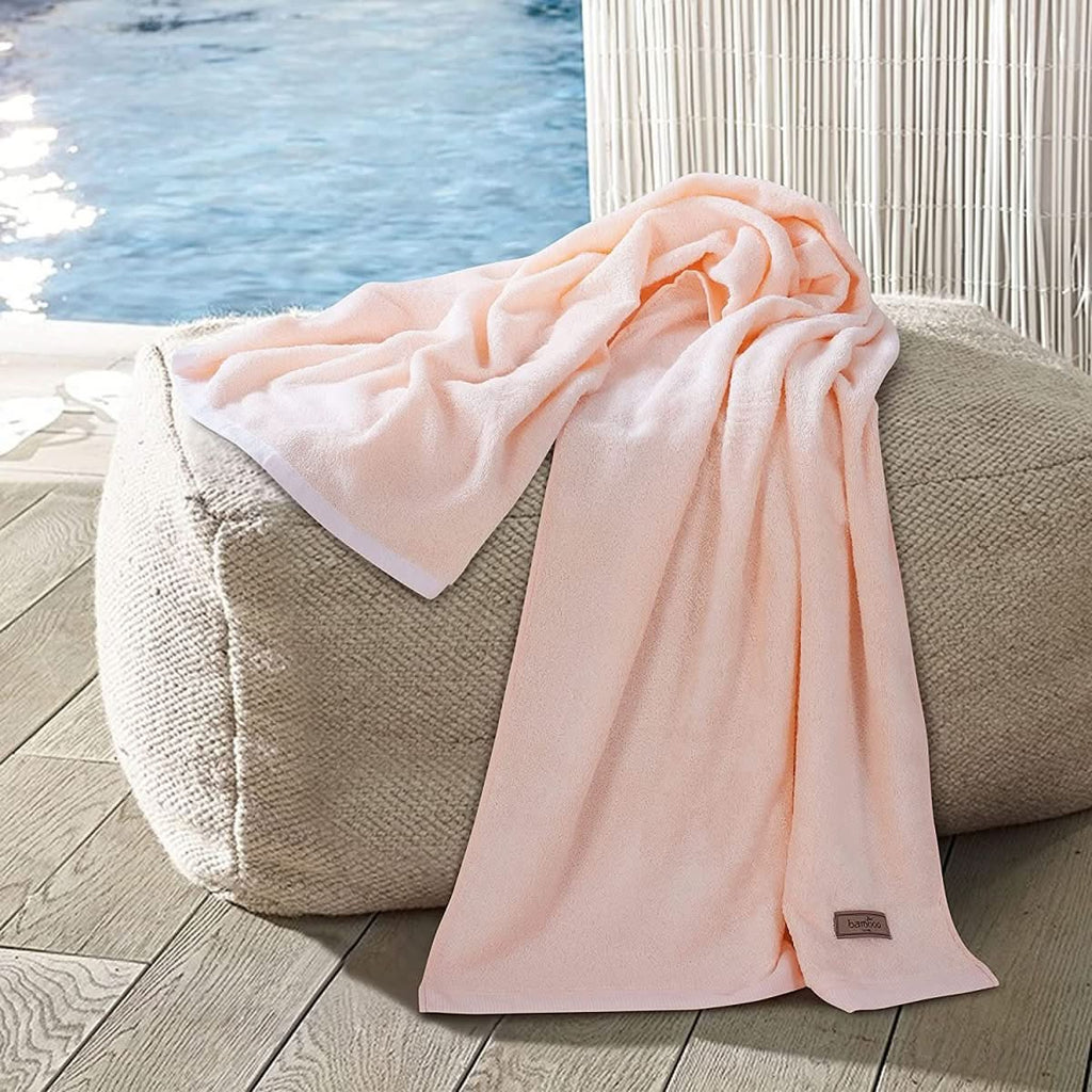 Aurelia Bamboo Essence Towel Ultra Soft and Absorbent Antibacterial for Eco Spa Fans