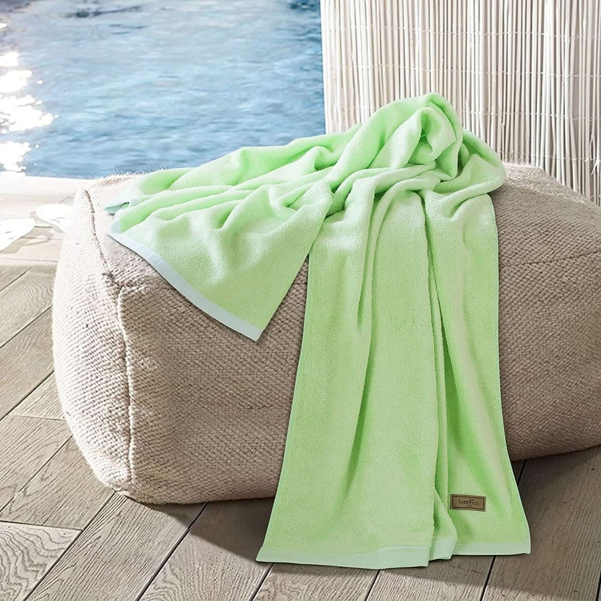 Aurelia Bamboo Essence Towel Ultra Soft and Absorbent Antibacterial for Eco Spa Fans
