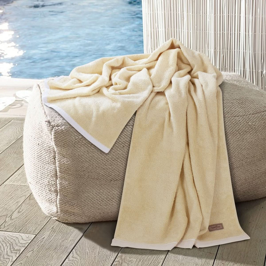 Aurelia Bamboo Essence Towel Ultra Soft and Absorbent Antibacterial for Eco Spa Fans